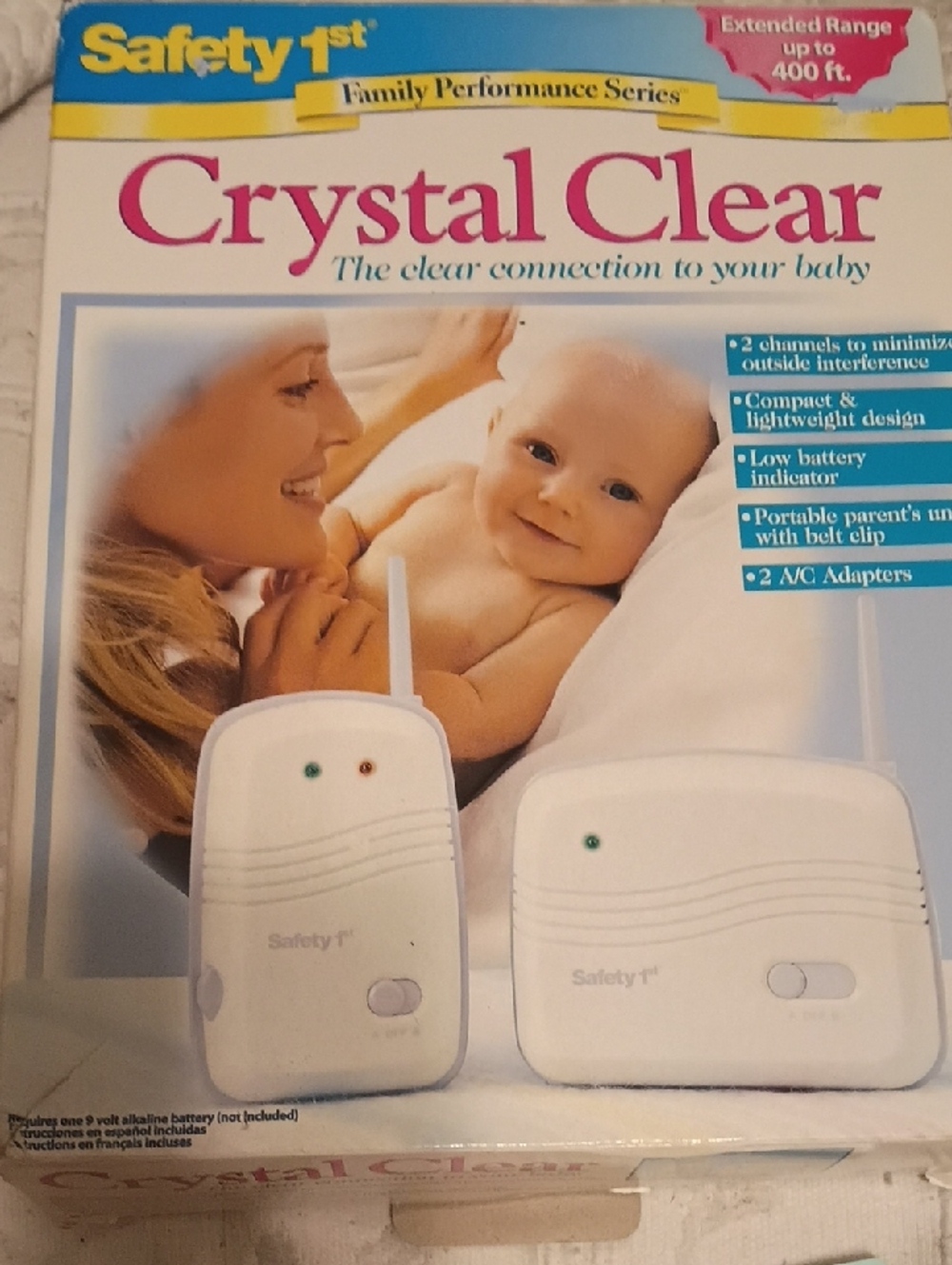 Safety 1st Crystal Clear Baby Monitor in White
